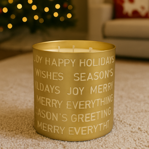 Cheerful Tiding - Holiday Decor Candle
