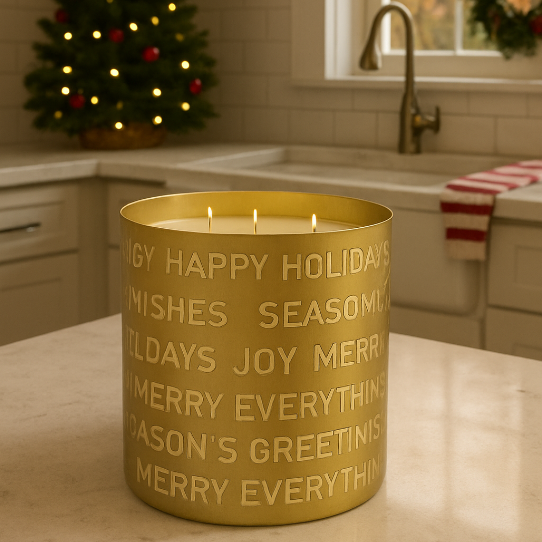 Cheerful Tiding - Holiday Decor Candle
