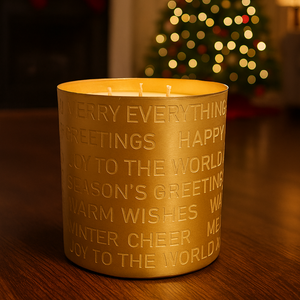Cheerful Tiding - Holiday Decor Candle