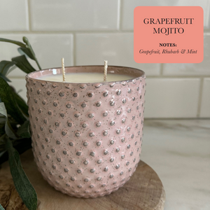Spring Home Decor Dusty Pink Limited Edition Soy Candle by TLC Candle Co.