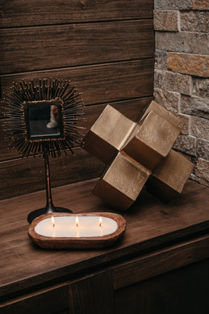 3-wick Dough Bowl Candle by TLC Candle Co. - Farmhouse
