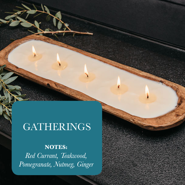 5-Wick Dough Bowl Soy Candle - Gatherings