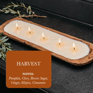 5-Wick Dough Bowl Soy Candle - Harvest