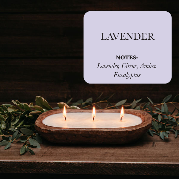 3-Wick Lavender Candle