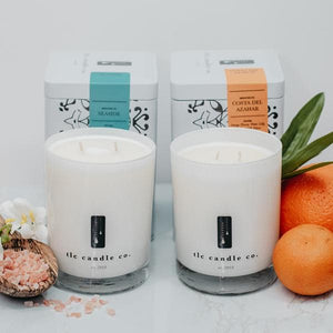 "Take Me There" Luxury 2-Wick Candle Duo - TLC Candle Co.